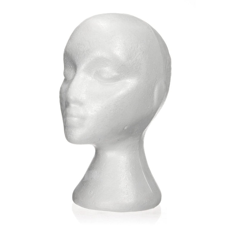 Dummy mannequin head Female Foam Exhibitor for cap, headphones, hair accessories and wigs Woman Mannequin Foam