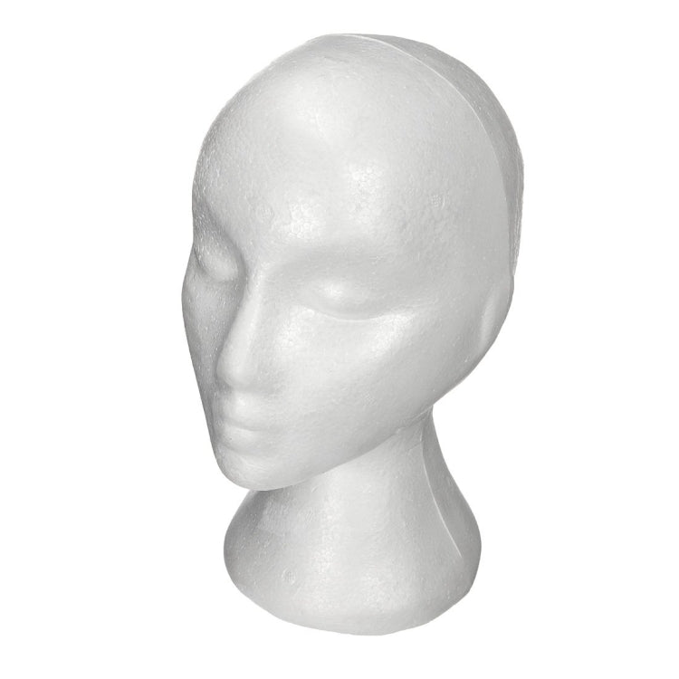 Dummy mannequin head Female Foam Exhibitor for cap, headphones, hair accessories and wigs Woman Mannequin Foam
