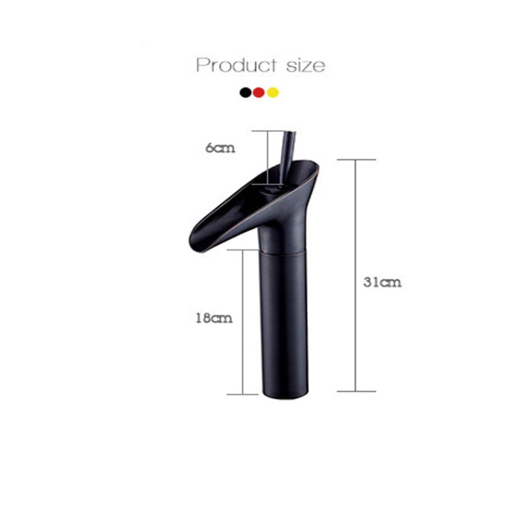 Bathroom Faucet Washbasin Waterfall Hot & Cold Faucet