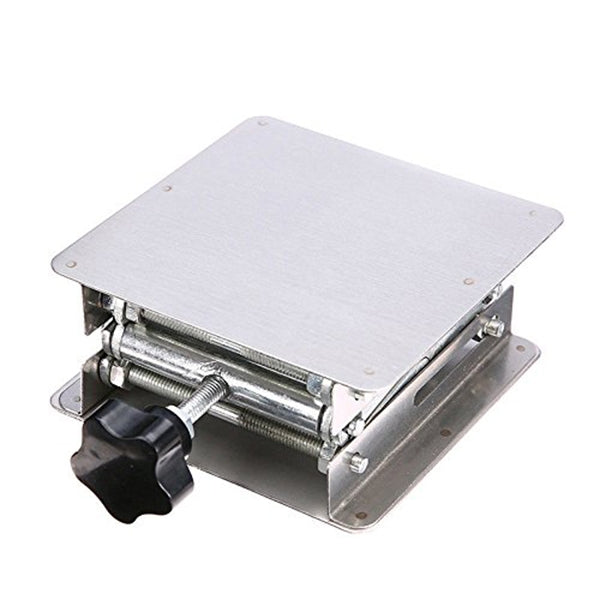 100x100mm Laboratory Manual Stainless Steel Lifting Platform Small Lifting Platform