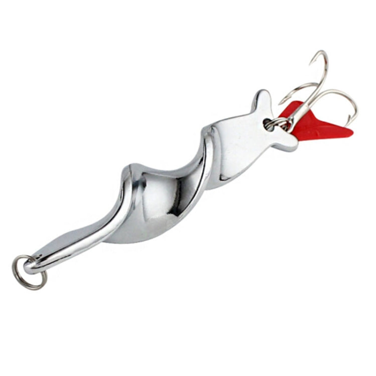 Rotating Metal Spinner Fishing Lure Hard Baits Fish Hook Tackle