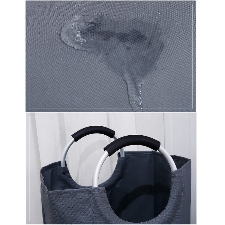 Portable Waterproof Hamper Dirty Clothes Large Collapsible Washing Laundry Basket Bag