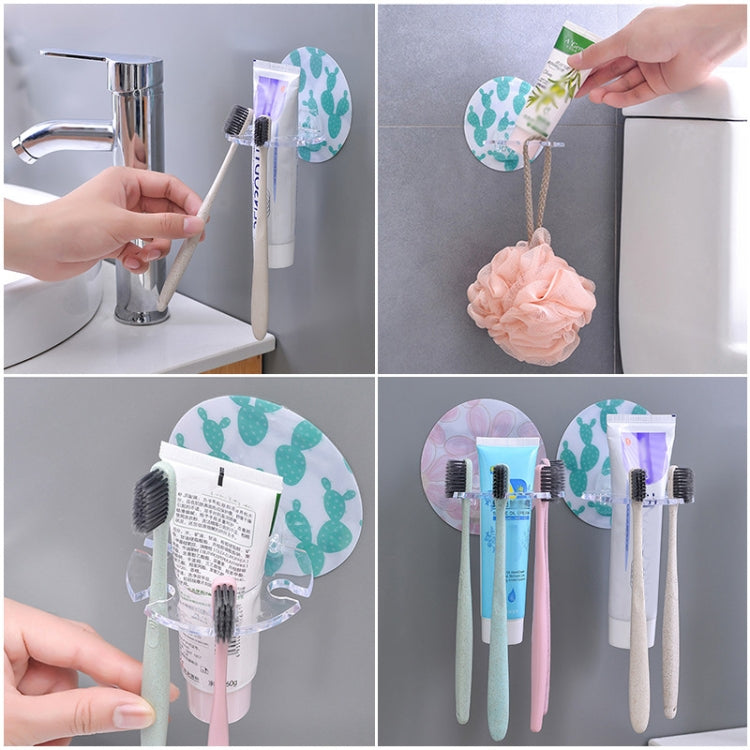 Plastic Toothbrush Holder Toothpaste Storage Tooth Brush Dispenser