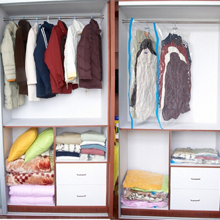 3 PCS Hot Vacuum Bag Storage Organizer Transparent Border Foldable Extra Large Seal Compressed Travel Saving Space Bags