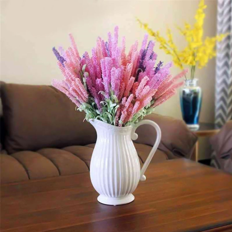 10 PCS DIY Wreath Material Artificial Flowers PE Mini Lavender Wedding Home Decoration