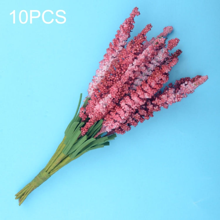 10 PCS DIY Wreath Material Artificial Flowers PE Mini Lavender Wedding Home Decoration