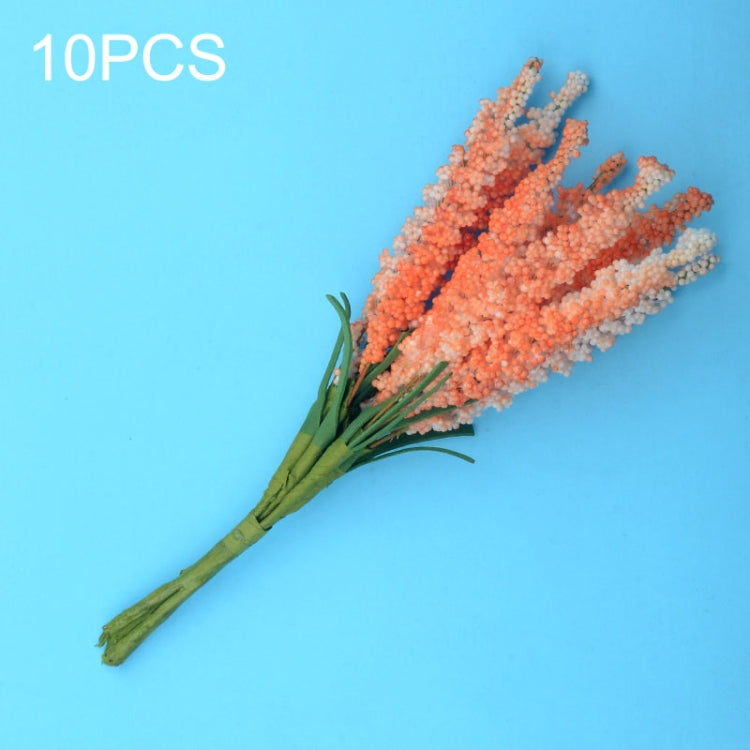 10 PCS DIY Wreath Material Artificial Flowers PE Mini Lavender Wedding Home Decoration
