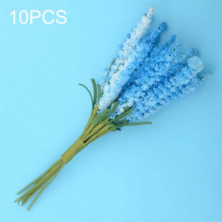 10 PCS DIY Wreath Material Artificial Flowers PE Mini Lavender Wedding Home Decoration