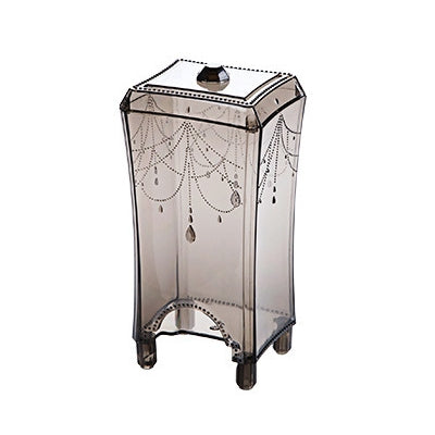 Desktop Cotton Pad Storage Box Plastic Transparent Box