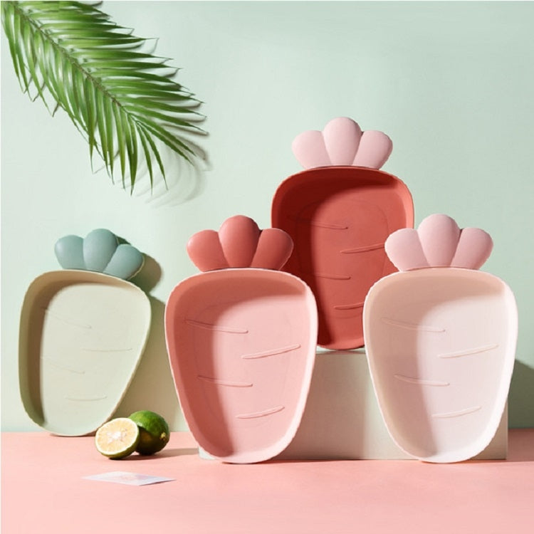 Home Fruit Radish Shaped Plastic Fruit Plate Snack Plate Dried Fruit Plate