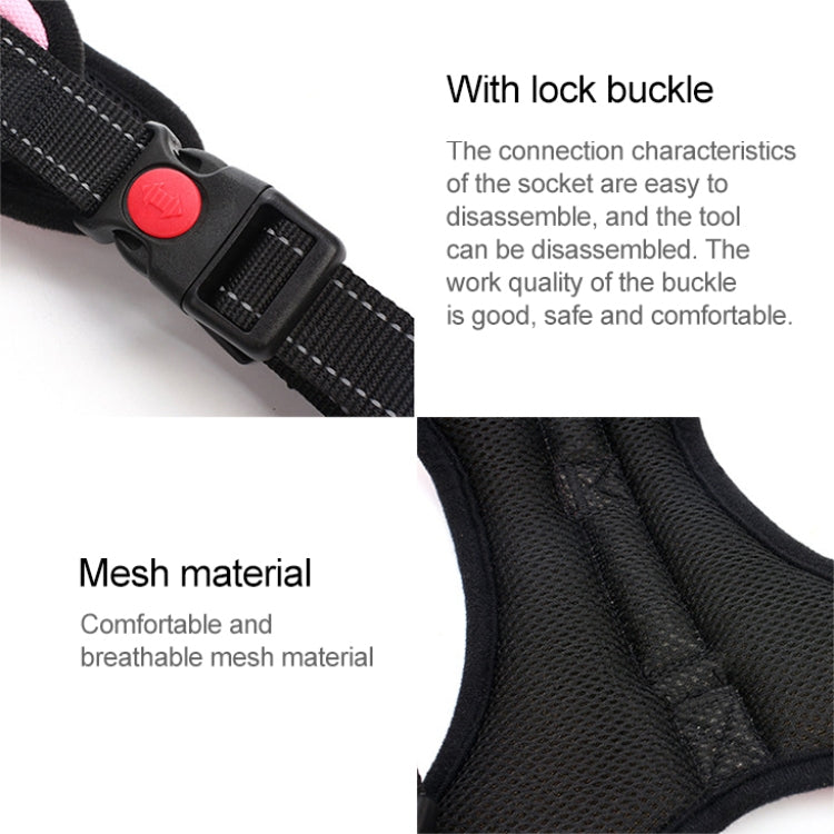 Adjustable Harness For Small Medium Large Dogs Pet Walking Hand Strap