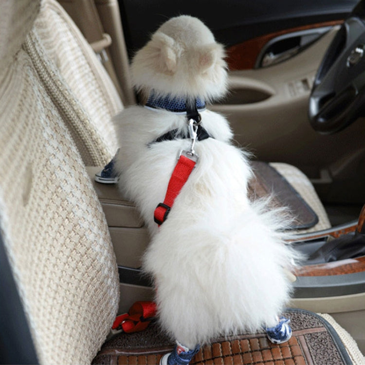 Nylon Harness Leash Clip Pet Dog Car Seat Belt Security Belt