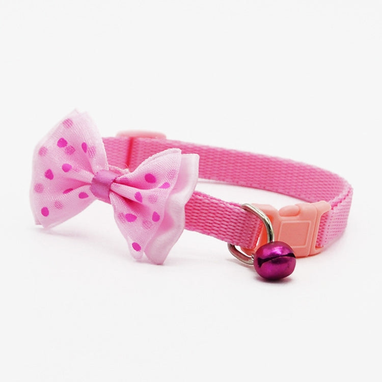 Adjustable Bow Knot Bell Collar Cat Dog Collars Pet Supplies