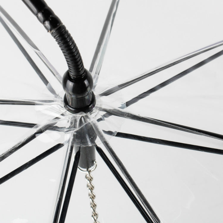 Pet Umbrella Transparent Adjustable Rainy Dog ?Walking Leash