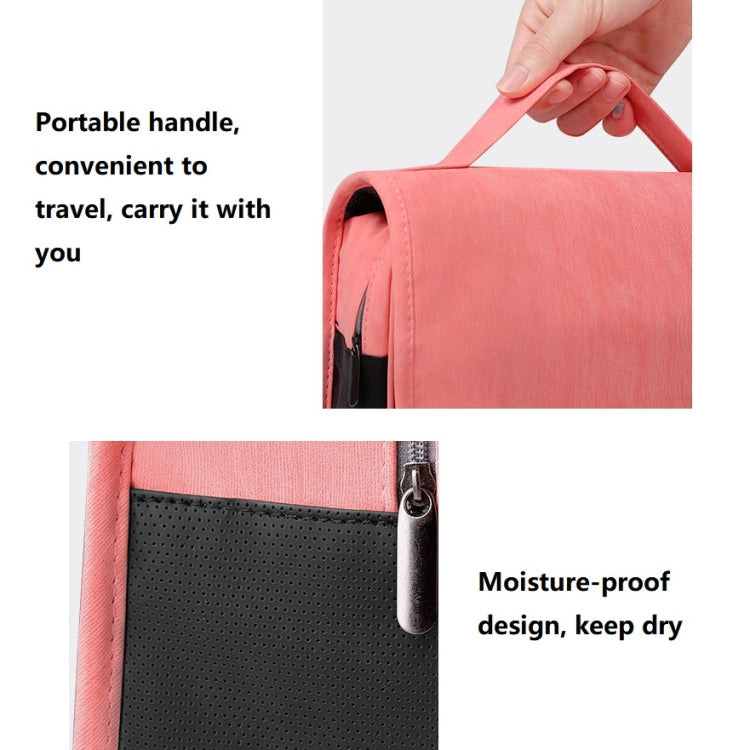 Travelsky Travel Storage Waterproof Pu Cosmetic Bag Multifunctional Folding Large Capacity Toiletry Bag
