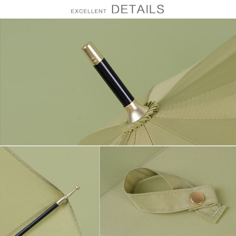 All-weather Umbrella With 16 Bones Enlarged By A Long Handle Straight Pole Umbrella