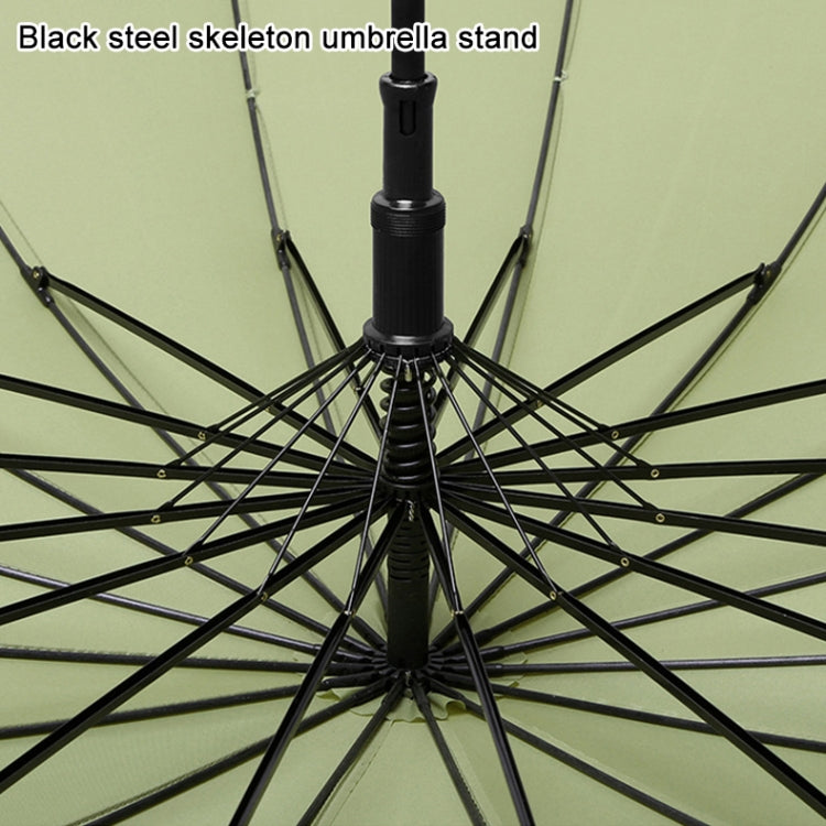 All-weather Umbrella With 16 Bones Enlarged By A Long Handle Straight Pole Umbrella