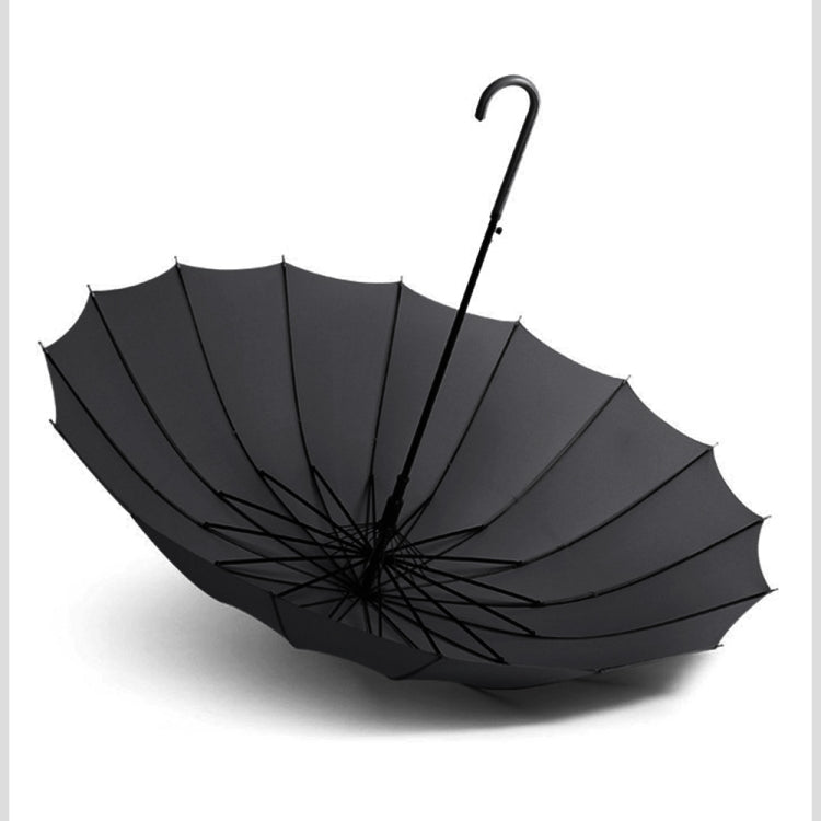 All-weather Umbrella With 16 Bones Enlarged By A Long Handle Straight Pole Umbrella