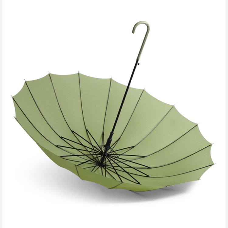 All-weather Umbrella With 16 Bones Enlarged By A Long Handle Straight Pole Umbrella