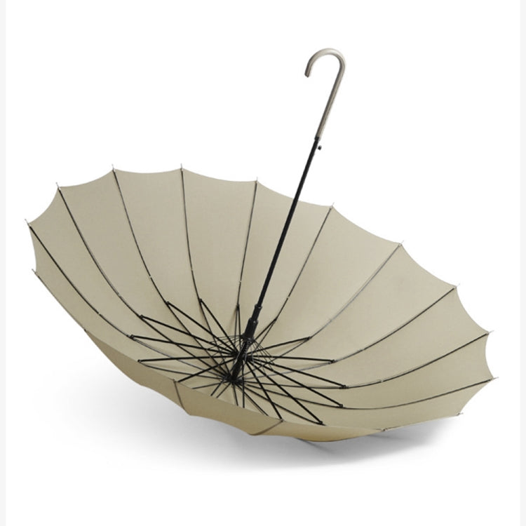 All-weather Umbrella With 16 Bones Enlarged By A Long Handle Straight Pole Umbrella