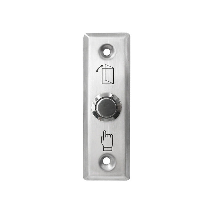 S28 Stainless Steel Narrow Strip Self-reset Electronic Access Control System Switch Out Button