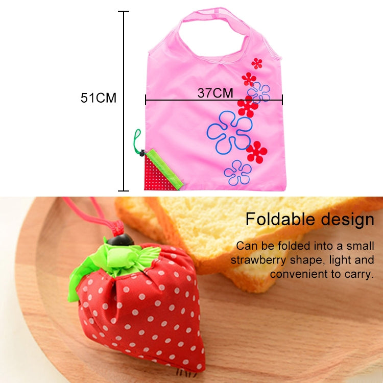 Creative Strawberry Shopping Reusable Folding Reusable Grocery Shopping Bag