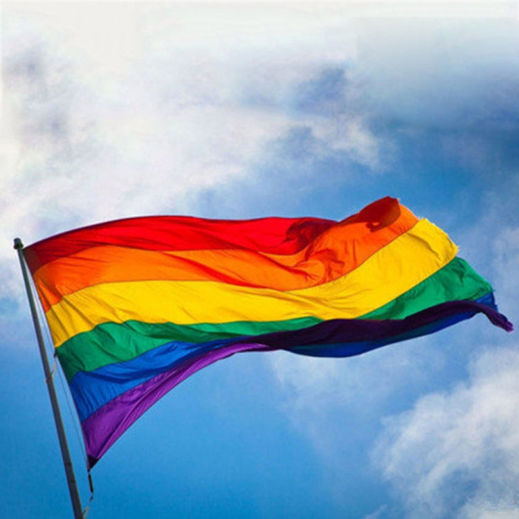 Rainbow Flag Lesbian Gay Parade Banners LGBT Pride Flag