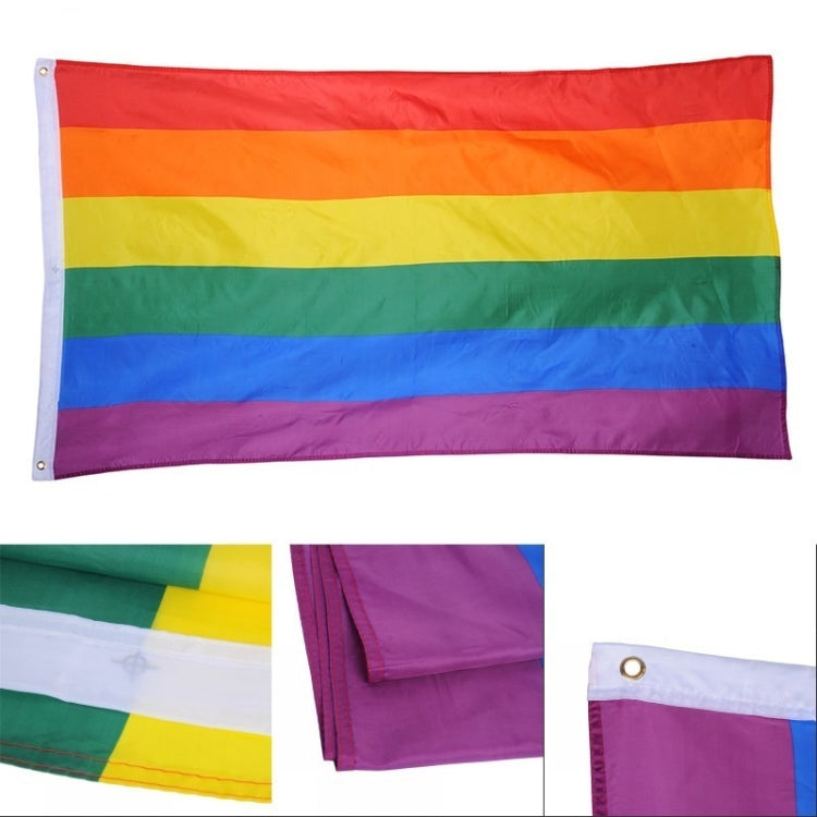 Rainbow Flag Lesbian Gay Parade Banners LGBT Pride Flag