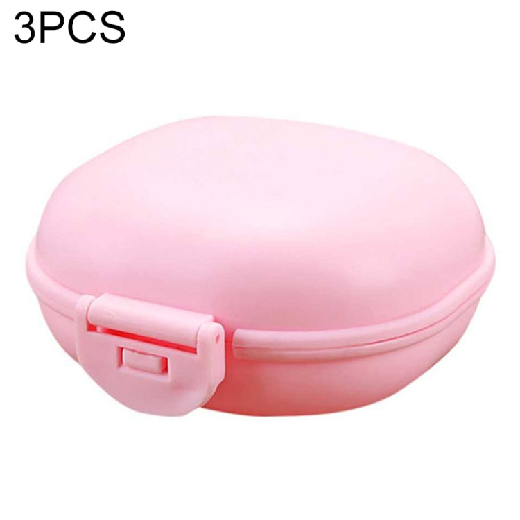 3 PCS Bathroom Dish Plate Case Home Shower Travel Hiking Holder Container Soap Box
