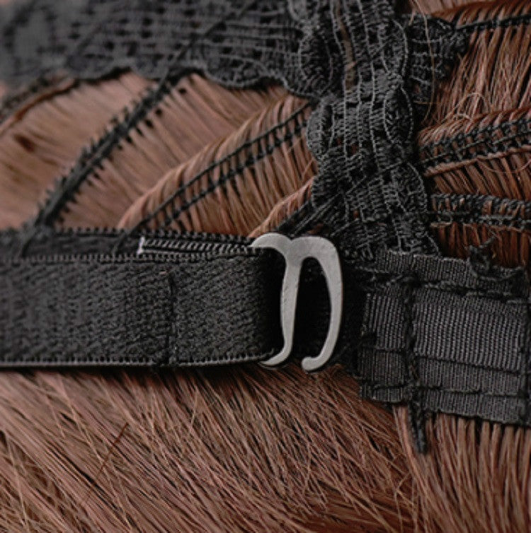 Female Short Hair With Bangs Wig Suitable For Round Face Shoulder Buckle Hair