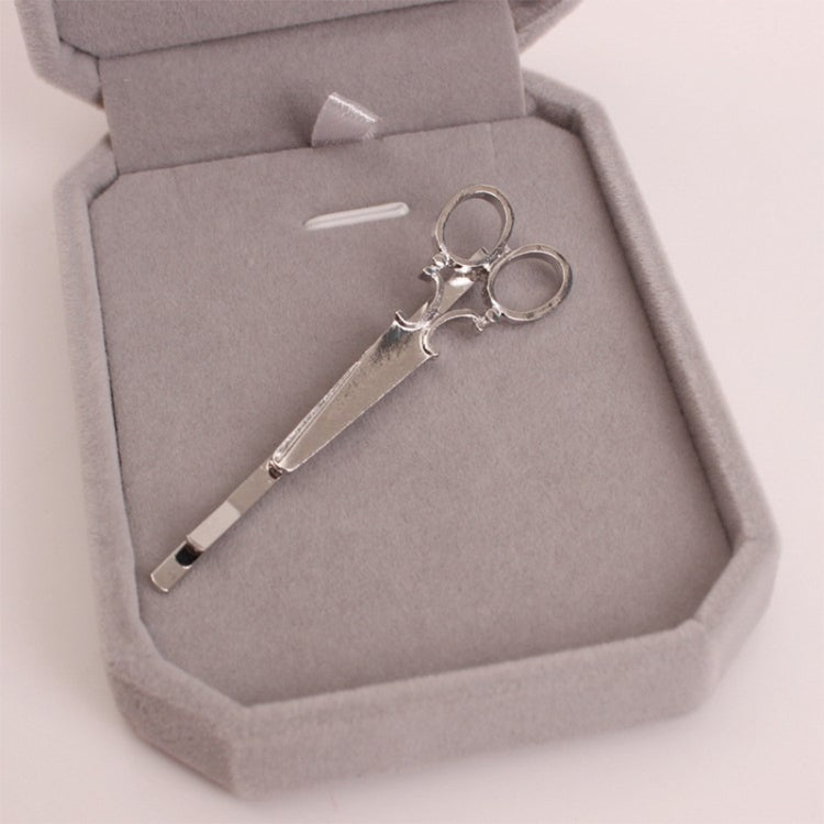 2 PCS simple hair ornaments personalized hair clips ornaments retro word folder headdress