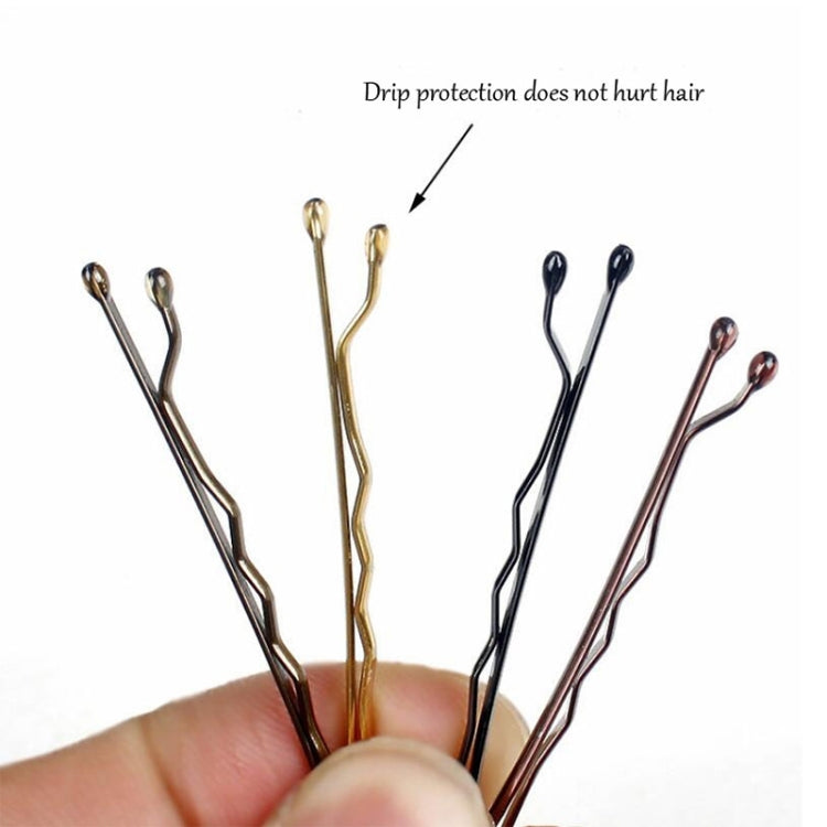 3 Sets Women Drip Invisible Hair Grips Curly Wavy Bobby Pins Daily Use Wedding Party Hair Maker
