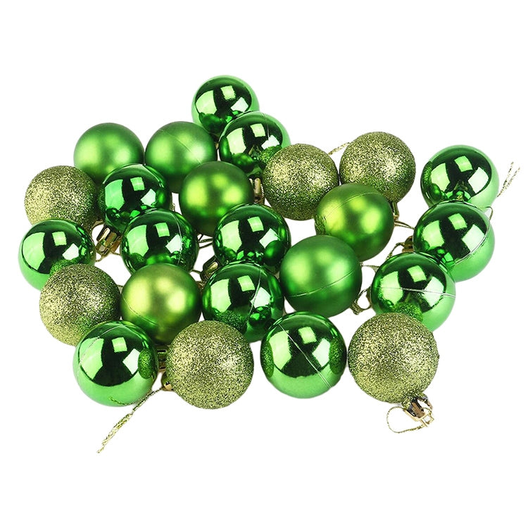 24 PCS 3cm Home Christmas Tree Decor Ball Bauble Hanging Xmas Party Ornament Decorations