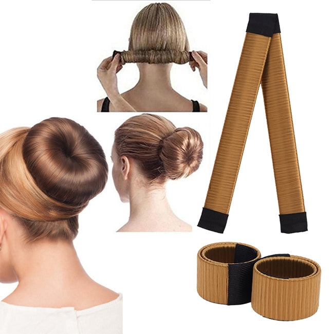 3PCS Magic Bun Women Synthetic Wig Headwear Donuts Bud Ball Twist Magic DIY Bun Maker Tools