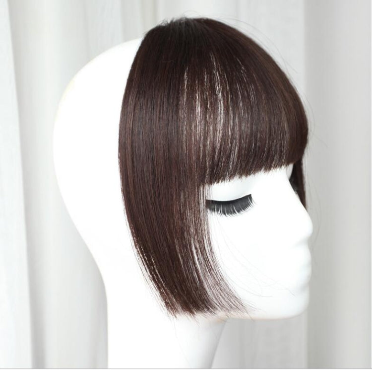 Women Fake Fringe Clip In Bangs Hair Extensions with High Temperature Synthetic Fiber