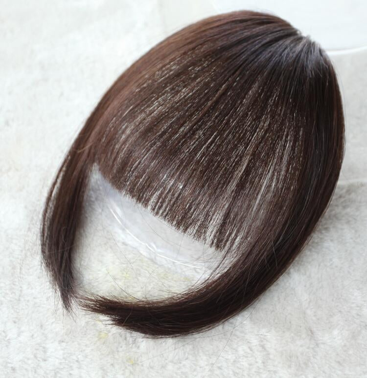 Women Fake Fringe Clip In Bangs Hair Extensions with High Temperature Synthetic Fiber