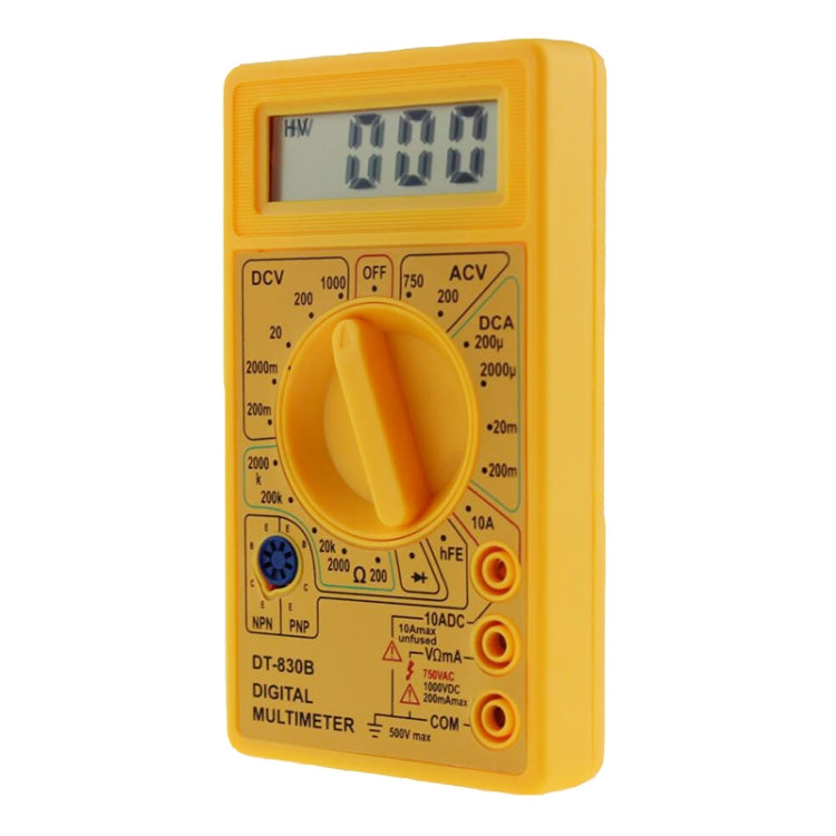 DT-830B Handheld Digital Multimeter Ammeter Voltmeter Digital Display Universal Tester Meter