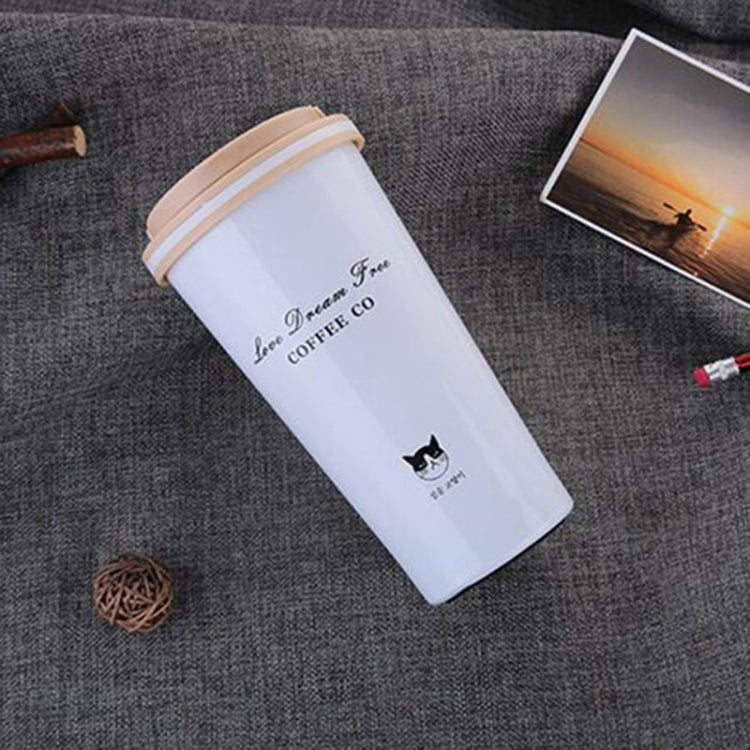500ML Portable Stainless Steel Creative Gift Coffee Cup Office Vacuum Thermos Mug