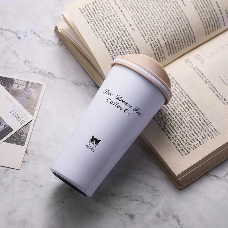 500ML Portable Stainless Steel Creative Gift Coffee Cup Office Vacuum Thermos Mug