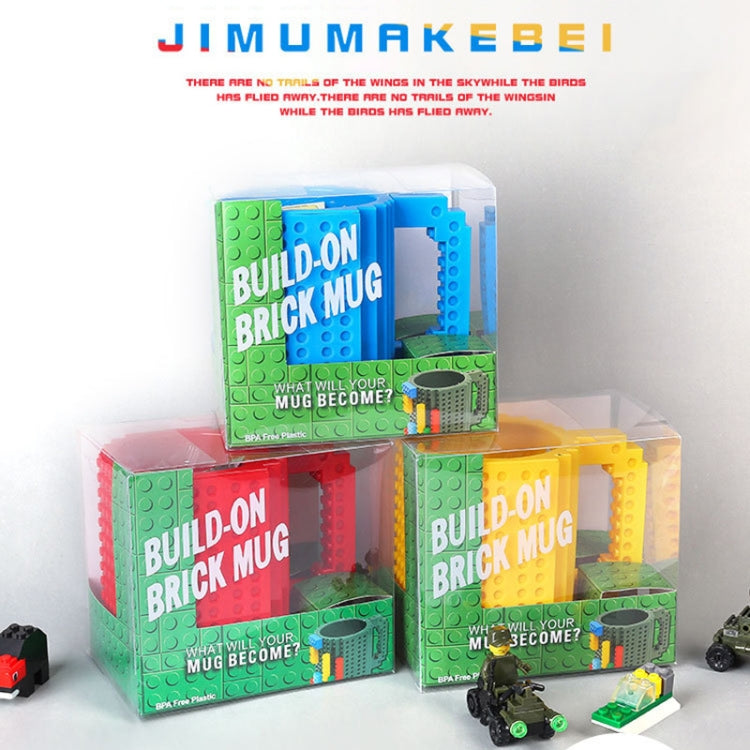 Building Blocks Design Creative Milk Mug Coffee Cup Build-on Brick Drinking Water Holder