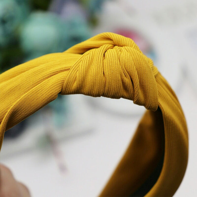 Soft Knotted Headband Hairband Lady Bow Hair Hoop Hair Accessories