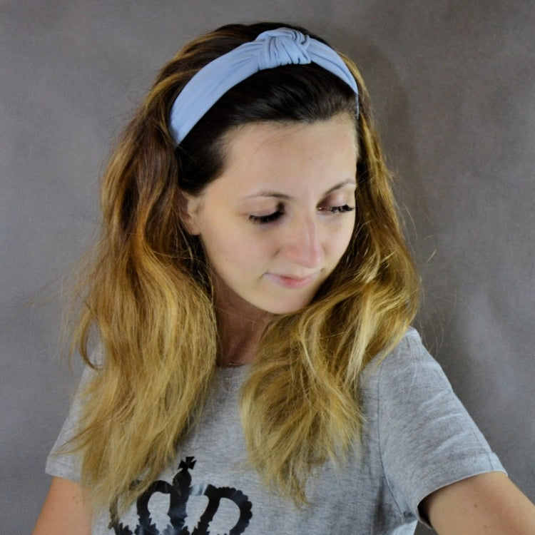 Soft Knotted Headband Hairband Lady Bow Hair Hoop Hair Accessories