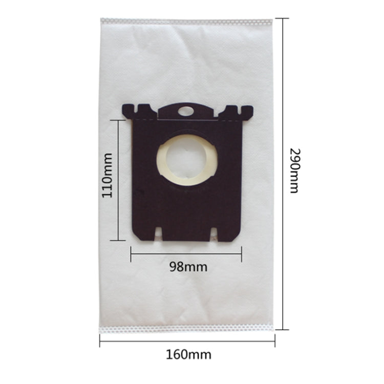 10pcs Vacuum Cleaner Bags Dust Bag Accessories White for Electrolux Philip Tornado Vacuum Cleaner filter and S-BAG