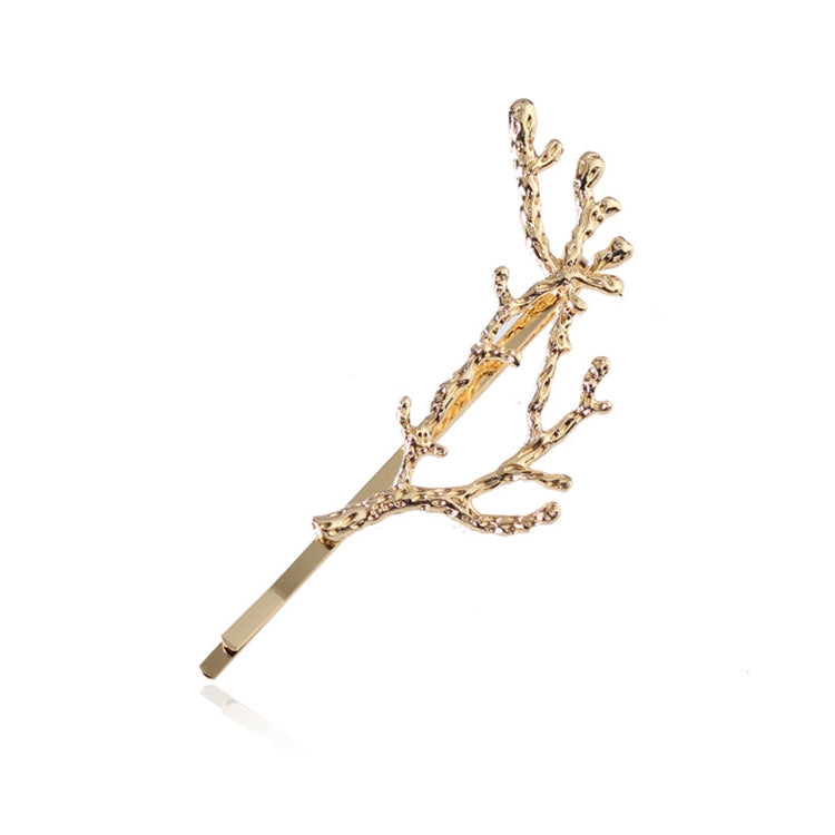3 PCS Vintage Tree Branch Hair Clips Girls Alloy Hairpins, Length: 7.8 cm