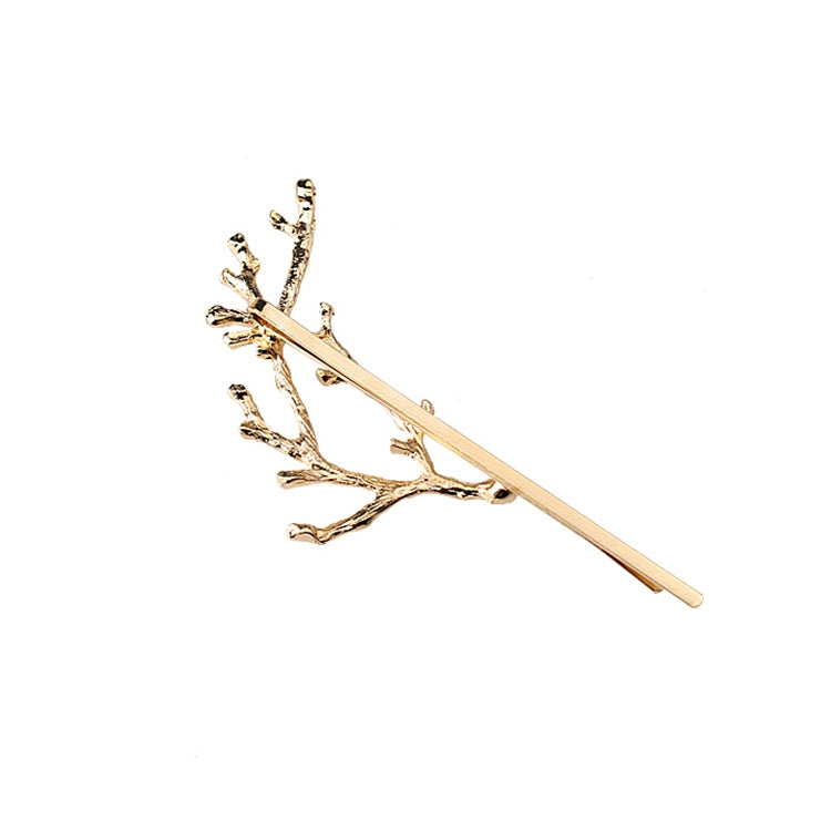 3 PCS Vintage Tree Branch Hair Clips Girls Alloy Hairpins, Length: 7.8 cm
