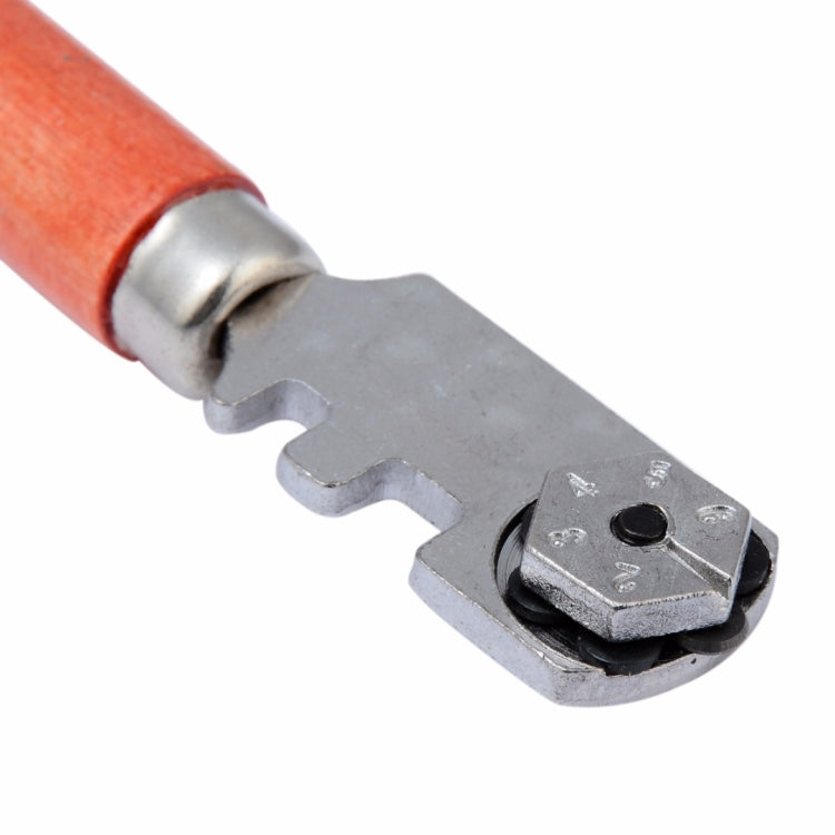 2 PCS Hand-held Multi-function Six-wheel Glass Cutter Tile Cutting Tool