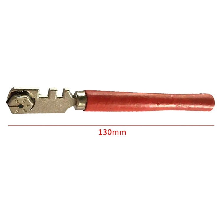 2 PCS Hand-held Multi-function Six-wheel Glass Cutter Tile Cutting Tool