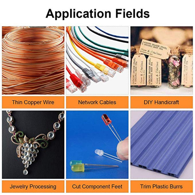 3.5 Inch Diagonal Pliers Mini Wire Cutter Small Soft Cutting Electronic Handle Pliers