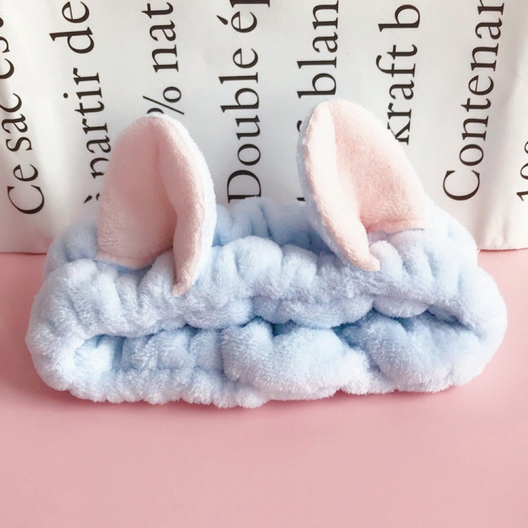 Cute Elastic Cat Ears Headbands Women Girls Makeup Face Washing Headband Hairdo Facial Mask Headwrap Hairband Hair Accessory