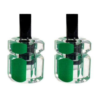 2 PCS Mini Portable Radish Head Screw Driver Transparent Handle Repair Hand Tools